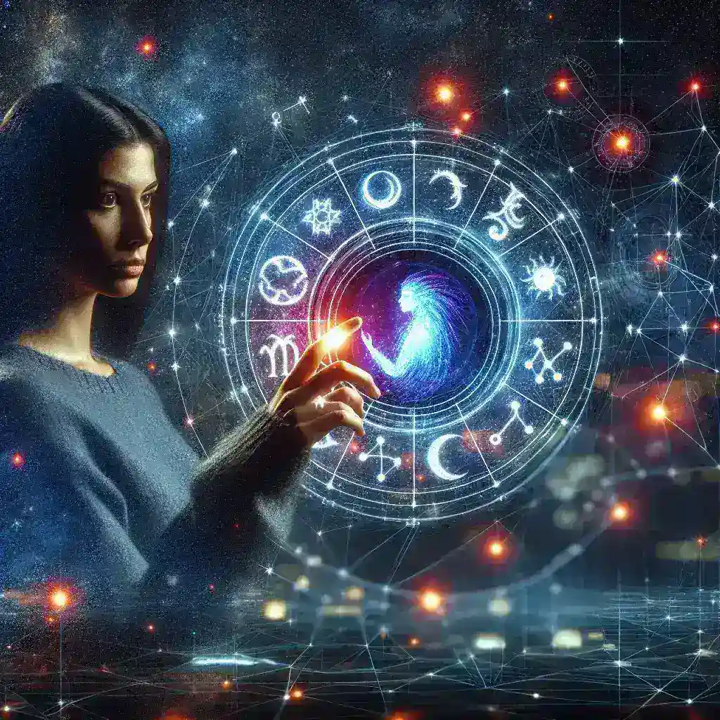 "Astrology and Augmented Reality: An interactive star mapping experience blending celestial imagery with augmented reality technology for personalized astrological insights."