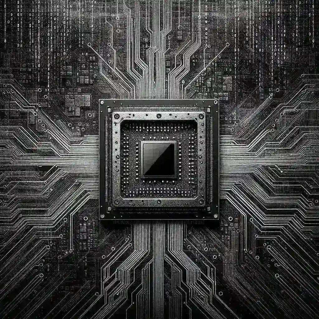 "Close-up image of NVIDIA GeForce RTX 50 Series GPU showcasing its Blackwell architecture, designed for high-performance gaming and advanced graphics rendering."