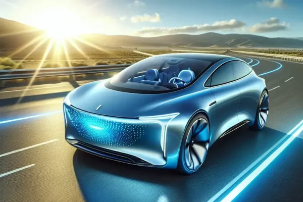 "XPeng G9 refreshed electric SUV showcasing advanced autonomous highway mode features in a sleek urban environment."